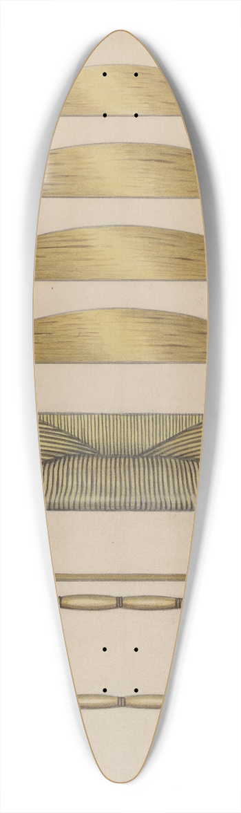 Erwin Schwabe - Armchair 39.3 inch art pintail longboard deck