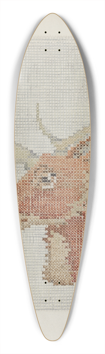 Ethel Dougan - Afghan 39.3 inch art pintail longboard deck