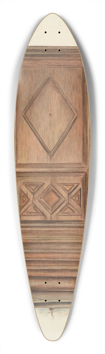 Ethel Dougan - Pulpit 39.3 inch art pintail longboard deck