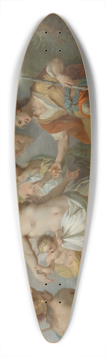 Etienne Jeaurat - The Judgment Of Paris 39.3 inch art pintail longboard deck