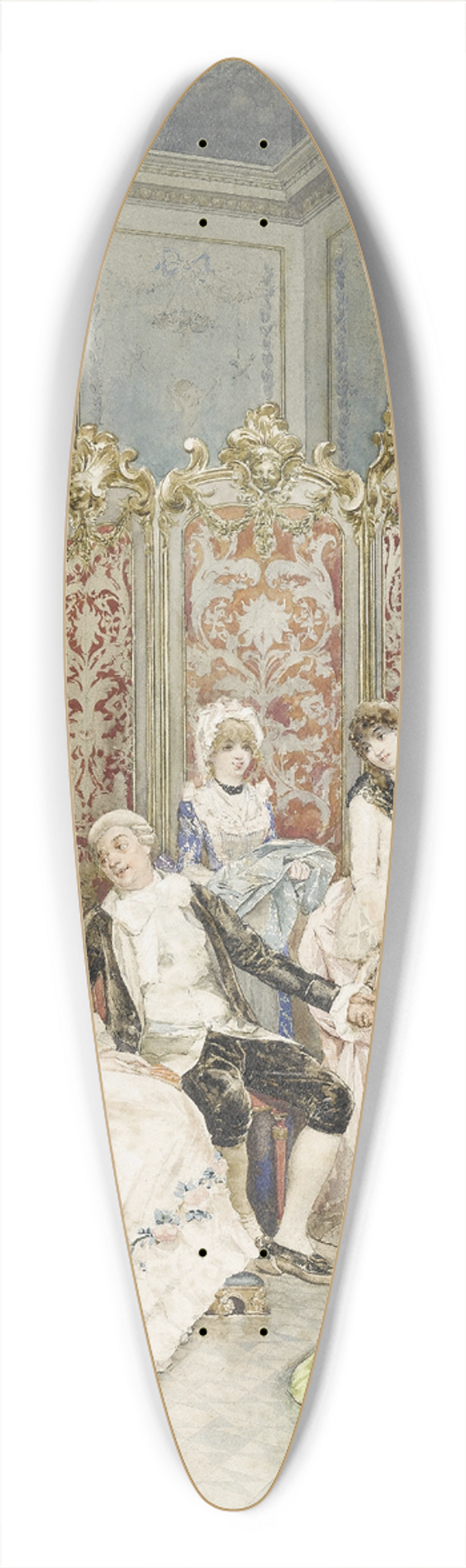 Ettore Simonetti - Appointment With The Dressmaker 39.3 inch art pintail longboard deck