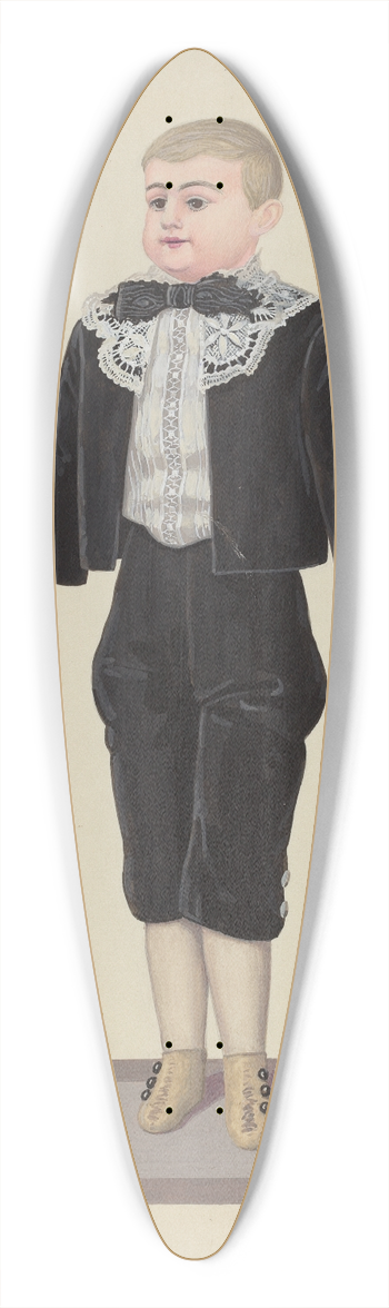 Eugene Croe - Boy Doll 39.3 inch art pintail longboard deck