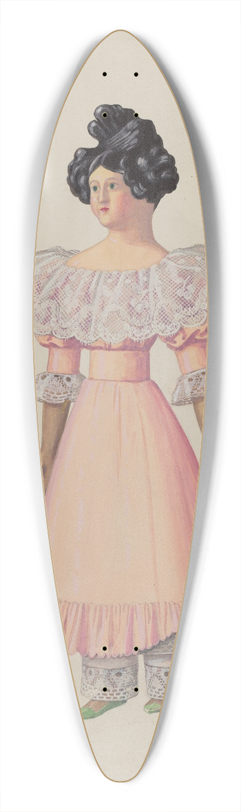 Eugene Croe - Doll  Hepzabah 39.3 inch art pintail longboard deck