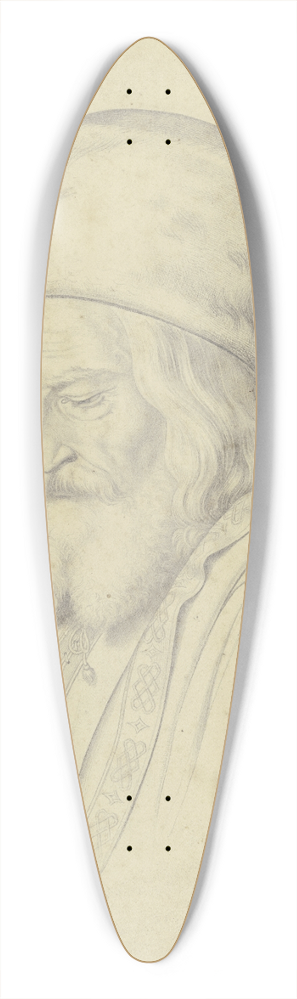 Eugen Eduard Schffer - Der Kopf des Kaufmanns aus Overbecks Verkauf Josefs fr die Casa Bartholdy in Rom 39.3 inch art pintail longboard deck