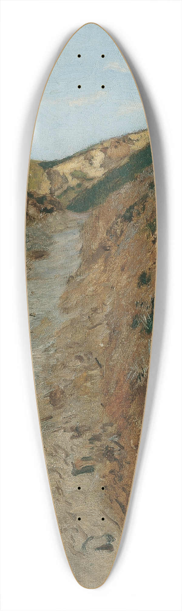 Eugen Jettel - Der Weg im Steinbruch 39.3 inch art pintail longboard deck