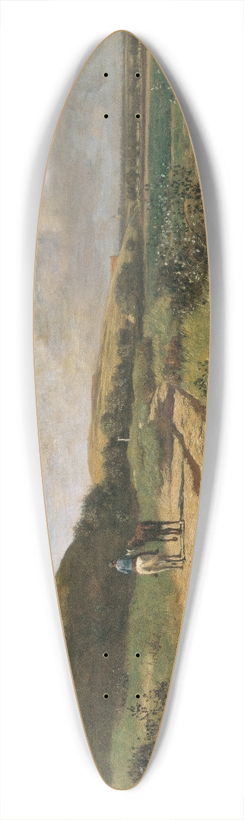 Eugen Jettel - Dnen bei Katwijk 39.3 inch art pintail longboard deck