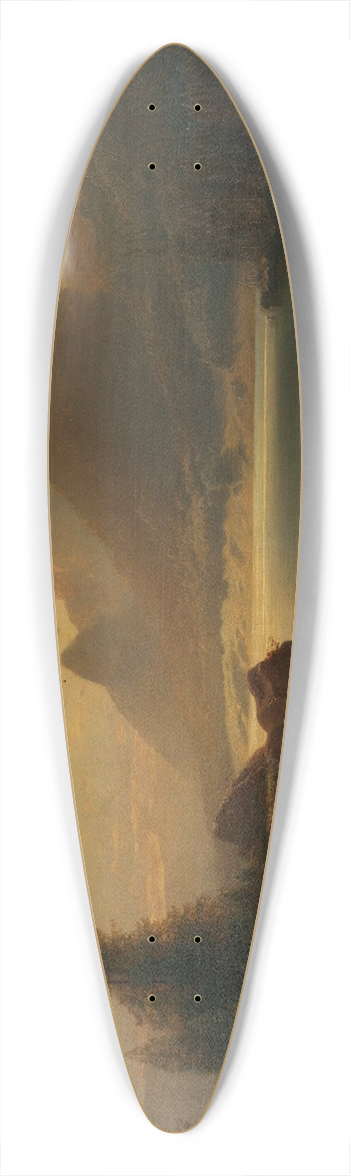 Eugen Jettel - Hintersee bei Berchtesgaden 39.3 inch art pintail longboard deck