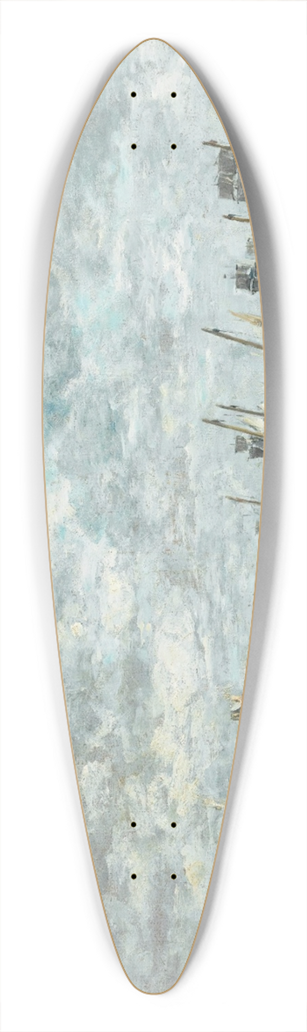 Eugne Boudin - Camaret, Le Port 39.3 inch art pintail longboard deck
