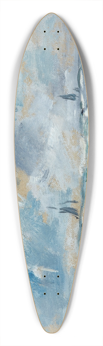 Eugne Boudin - Effets de nuages  Pleine mer 39.3 inch art pintail longboard deck