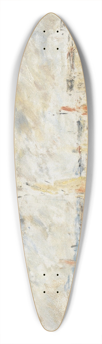 Eugne Boudin - Honfleur, le port 39.3 inch art pintail longboard deck