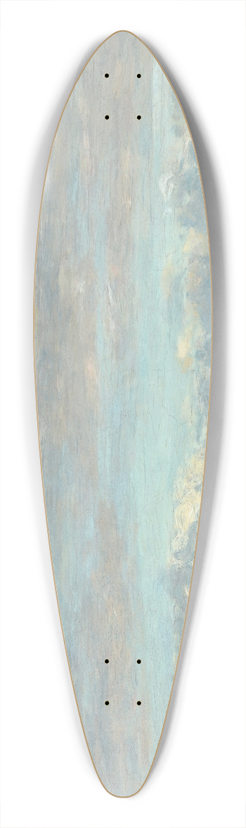 Eugne Boudin - Honfleur. Pcheurs sur la grve 39.3 inch art pintail longboard deck