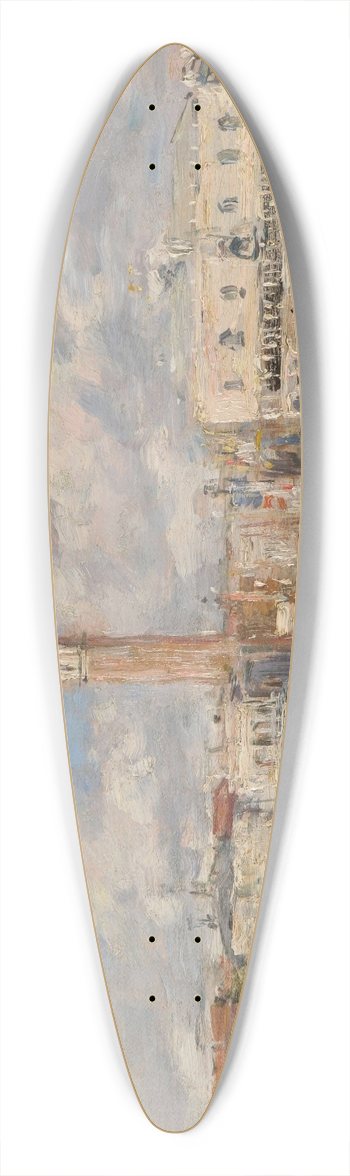 Eugne Boudin - Venise. San Giorgio 39.3 inch art pintail longboard deck