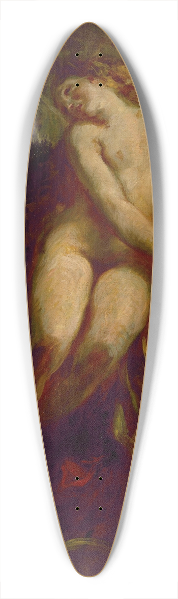 Eugne Delacroix - Andromeda 39.3 inch art pintail longboard deck