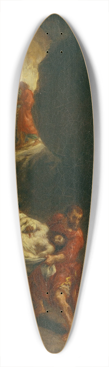 Eugne Delacroix - Christ Carried Down To The Tomb 39.3 inch art pintail longboard deck