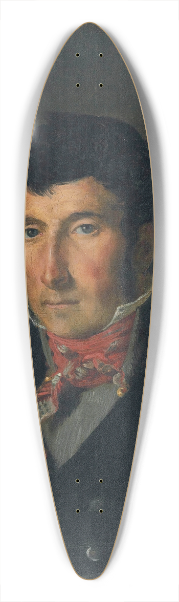 Eugne Delacroix - Portrait de Fougerat 39.3 inch art pintail longboard deck