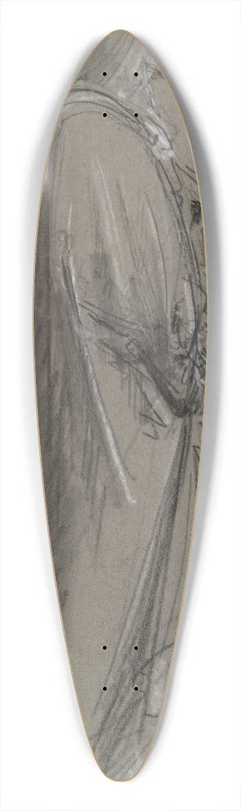 Eugne Fromentin - Arabe debout (A StandingArab) 39.3 inch art pintail longboard deck
