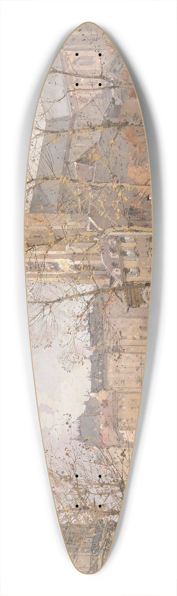 Eugne Galien-Laloue - Vue des boulevards  Saint-Germain-des-Prs 39.3 inch art pintail longboard deck