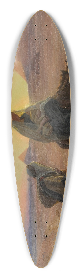 Eugne Girardet - Flight Into Egypt 39.3 inch art pintail longboard deck