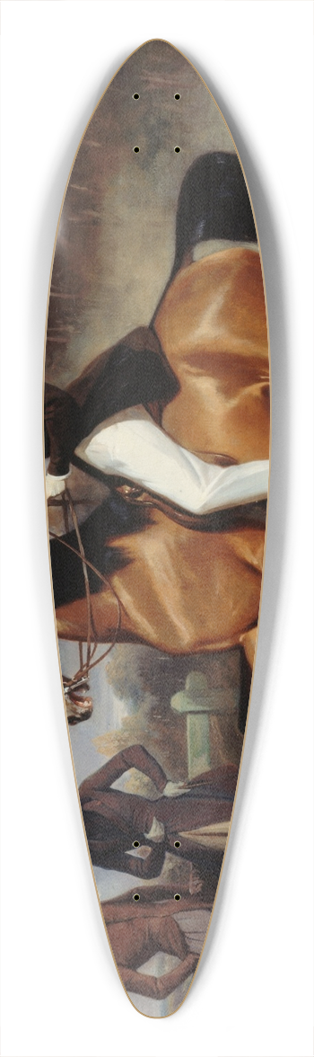 Eugne Giraud - Le Comte de Lancosme-Brves 39.3 inch art pintail longboard deck