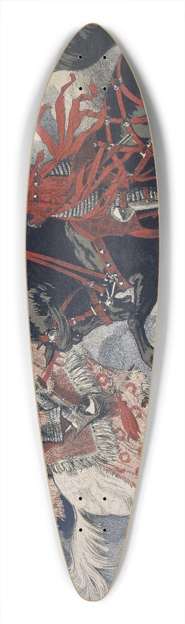 Eugne Grasset - Landalousie Au Temps Des Maures 39.3 inch art pintail longboard deck