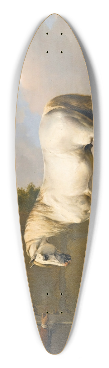 Eugne Joseph Verboeckhoven - At The Stable Door 39.3 inch art pintail longboard deck