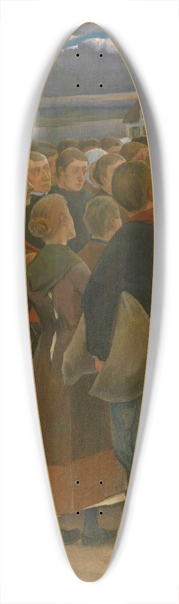Eugne Laermans - Farewell 39.3 inch art pintail longboard deck