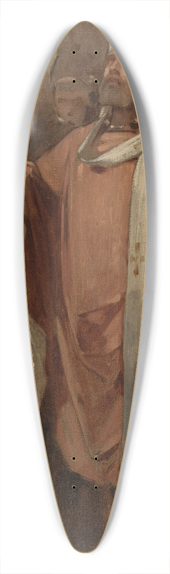 Eugne Mdard - La Conscration de sainte Genevive 39.3 inch art pintail longboard deck