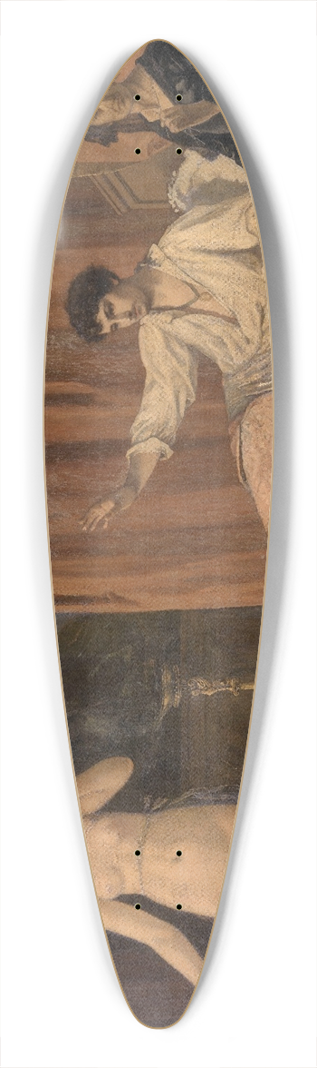 Eugne Smits - Fortune and Misfortune 39.3 inch art pintail longboard deck