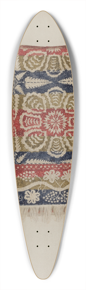 Eva Wilson - Jacquard Coverlet 39.3 inch art pintail longboard deck