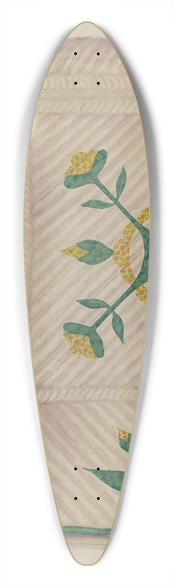 Eva Wilson - Quilt 39.3 inch art pintail longboard deck