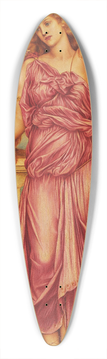Evelyn De Morgan - Helen of Troy 39.3 inch art pintail longboard deck