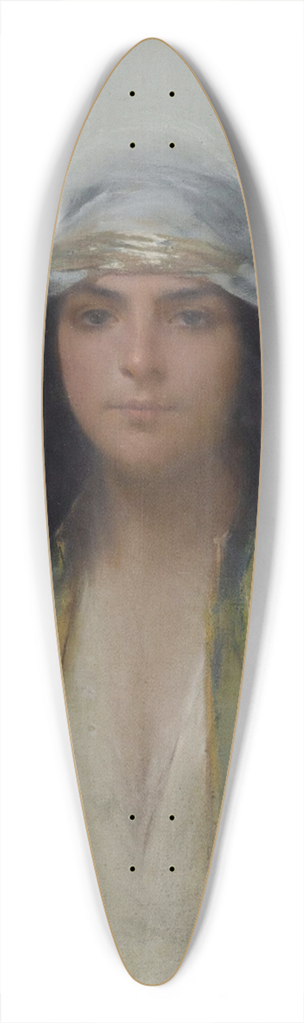 Fausto Zonaro - La Bizantina 39.3 inch art pintail longboard deck