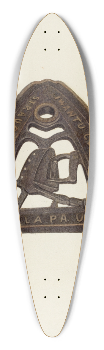 F.C. Davenport - Trivet 39.3 inch art pintail longboard deck