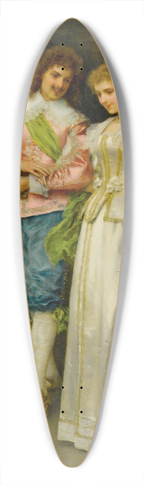 Federico Andreotti - Betrothed 39.3 inch art pintail longboard deck
