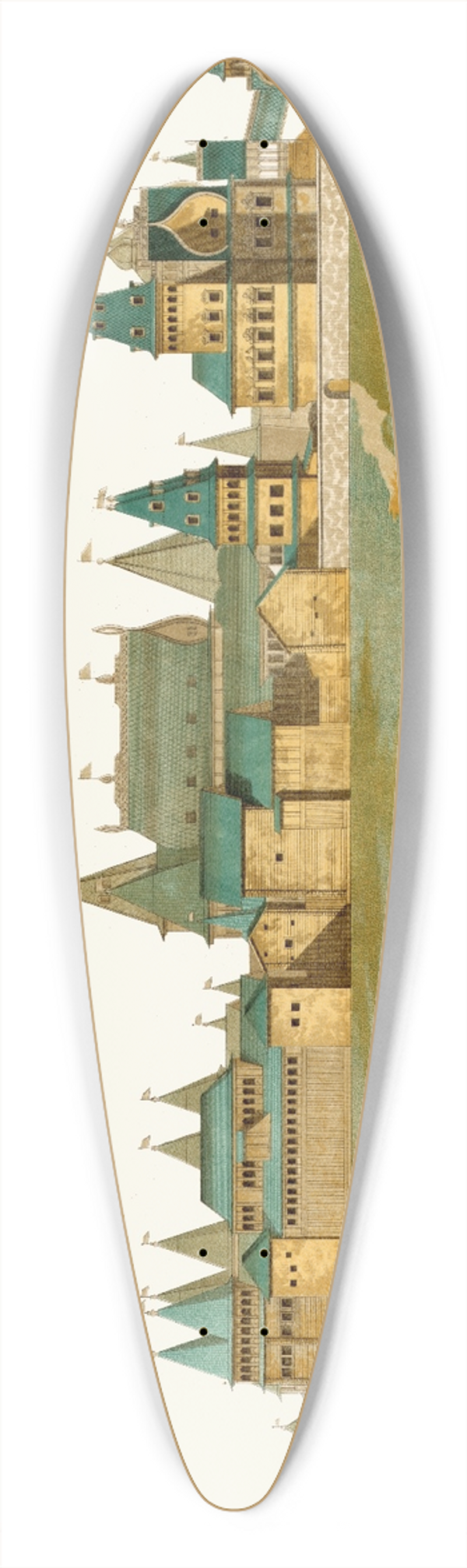 Fedor Grigoryevich Solntsev - Fasad dvortsa v sele Kolomenskom s iuzhnoi storony 39.3 inch art pintail longboard deck
