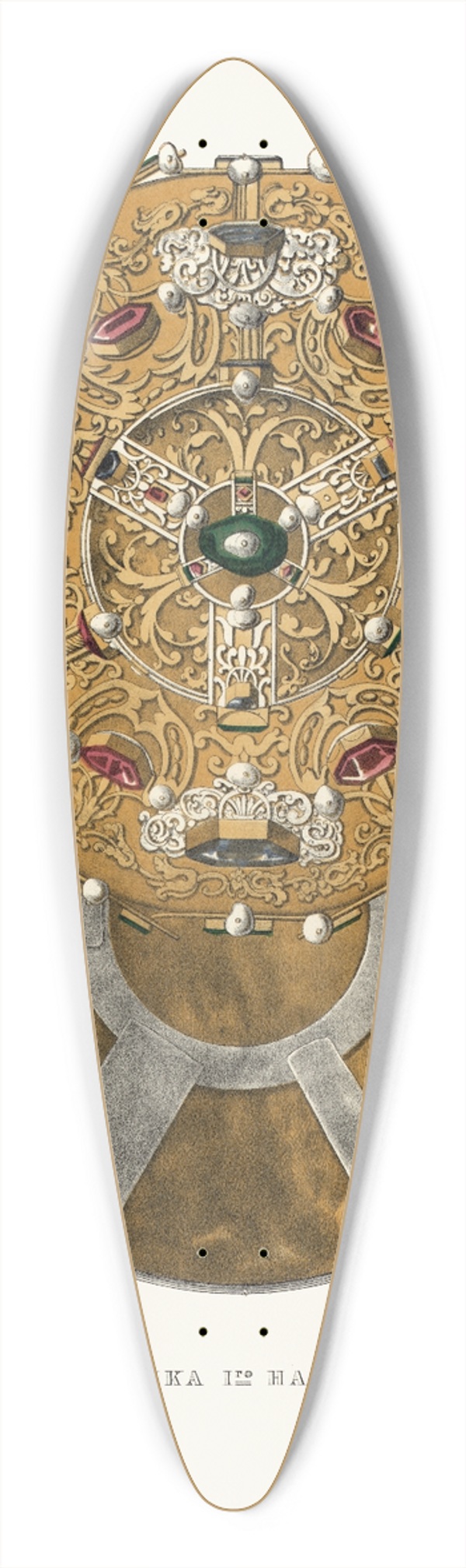 Fedor Grigoryevich Solntsev - Shapka pervago nariada. (izobrazhenie 2.) 39.3 inch art pintail longboard deck