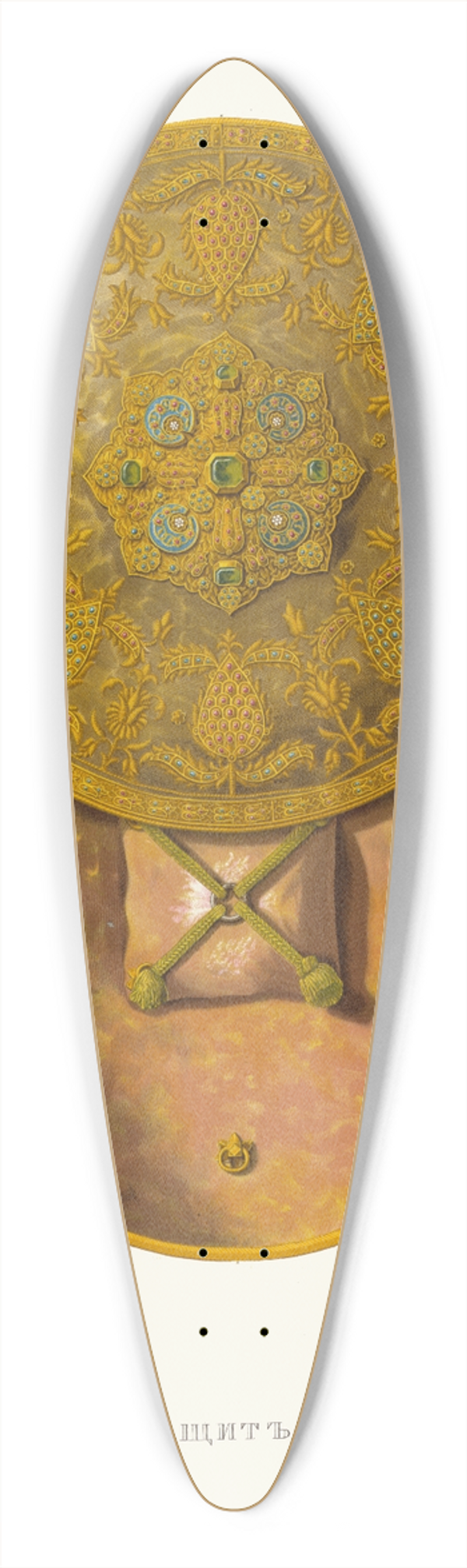Fedor Grigoryevich Solntsev - Shchit 39.3 inch art pintail longboard deck