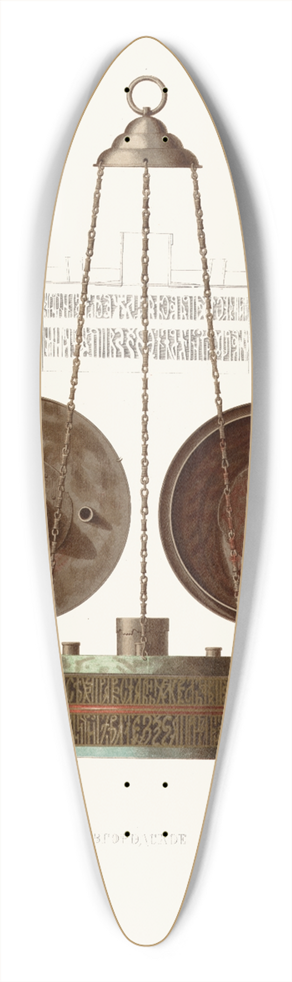 Fedor Grigoryevich Solntsev - Zheleznoe novgorodskoe panikadilo, v 3-iu doliu 39.3 inch art pintail longboard deck