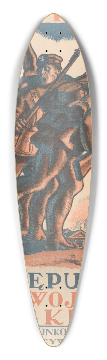 Felicjan Szczsny Kowarski - Do broni! Wstpujcie do Wojska Polskiego! 39.3 inch art pintail longboard deck
