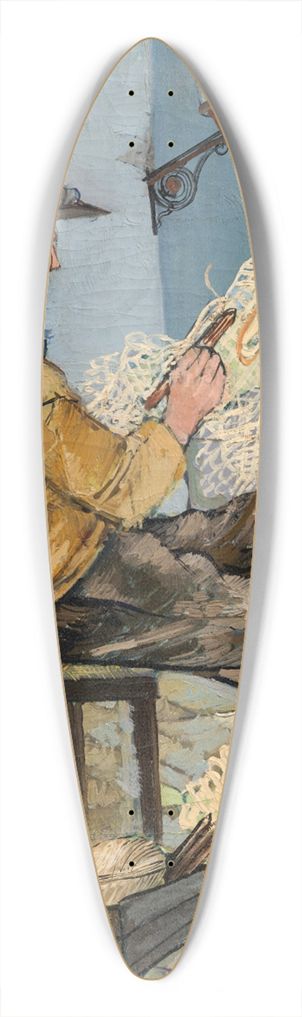 Felix Nussbaum - Netzflicker 39.3 inch art pintail longboard deck