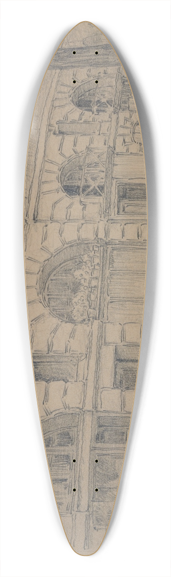 Ferdinand Boberg - 19-21, place Dauphine 39.3 inch art pintail longboard deck