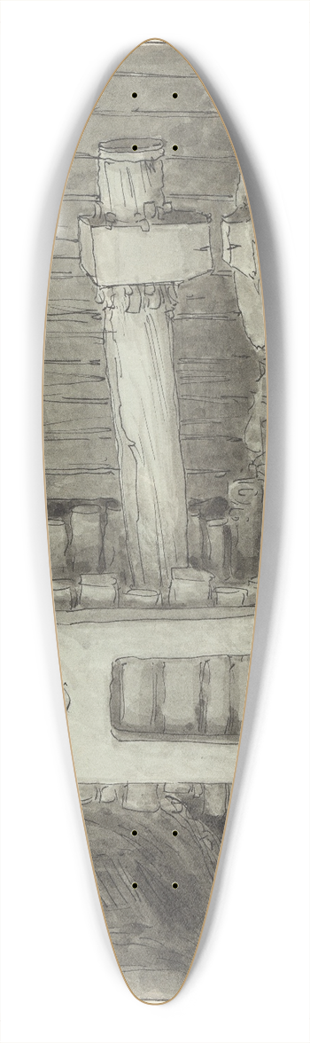 Ferdinand Boberg - Forssa 39.3 inch art pintail longboard deck