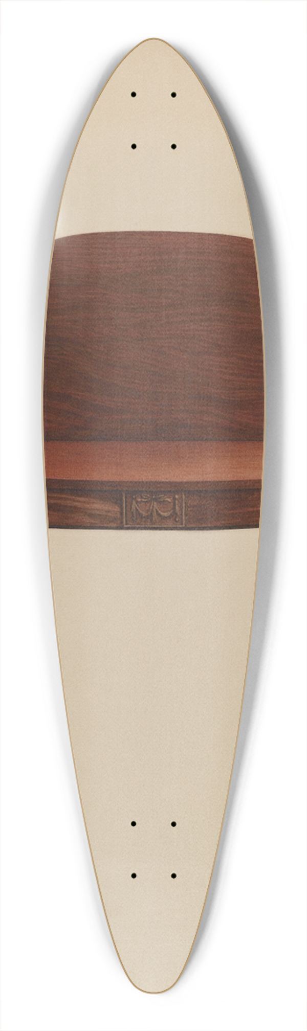 Ferdinand Cartier - Card Table 39.3 inch art pintail longboard deck