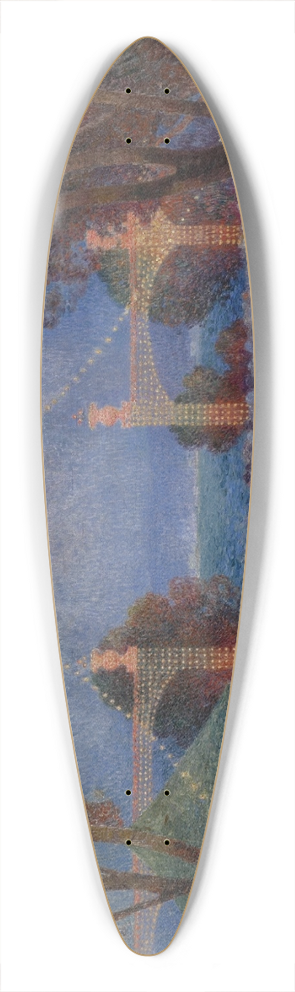 Ferdinand du Puigaudeau - 14 Juillet, fte forain 39.3 inch art pintail longboard deck