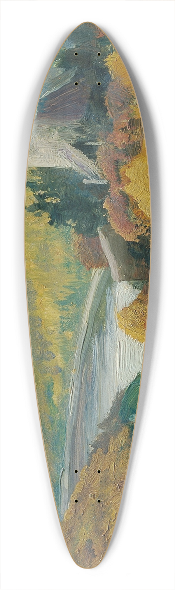Ferdinand Engelmller - Moldau 39.3 inch art pintail longboard deck