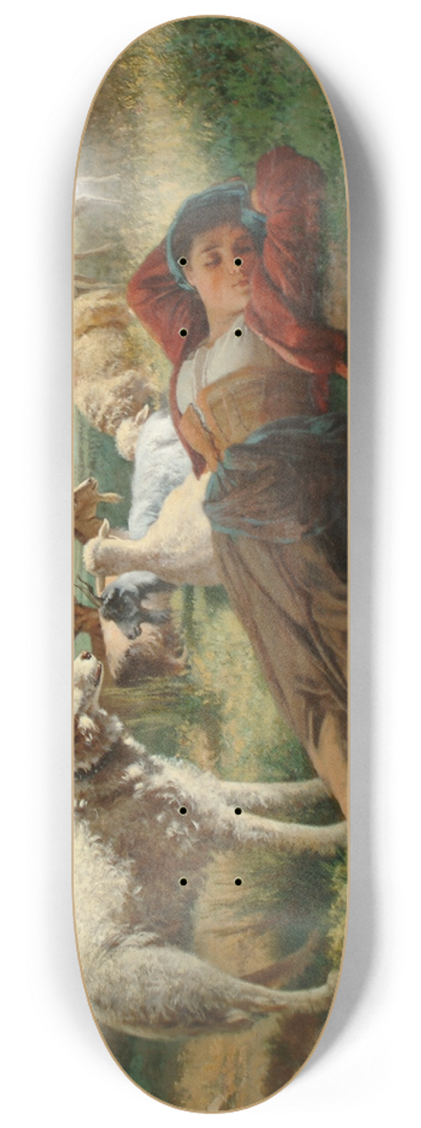 Carlo Ademollo - The Goatherders Siesta 8.25 inch art skate deck