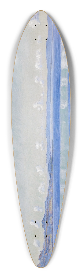 Ferdinand Hodler - Lake Geneva From Chexbres 39.3 inch art pintail longboard deck