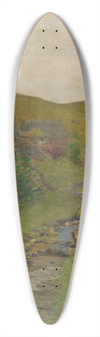Ferdinand Katona - By the stream 39.3 inch art pintail longboard deck