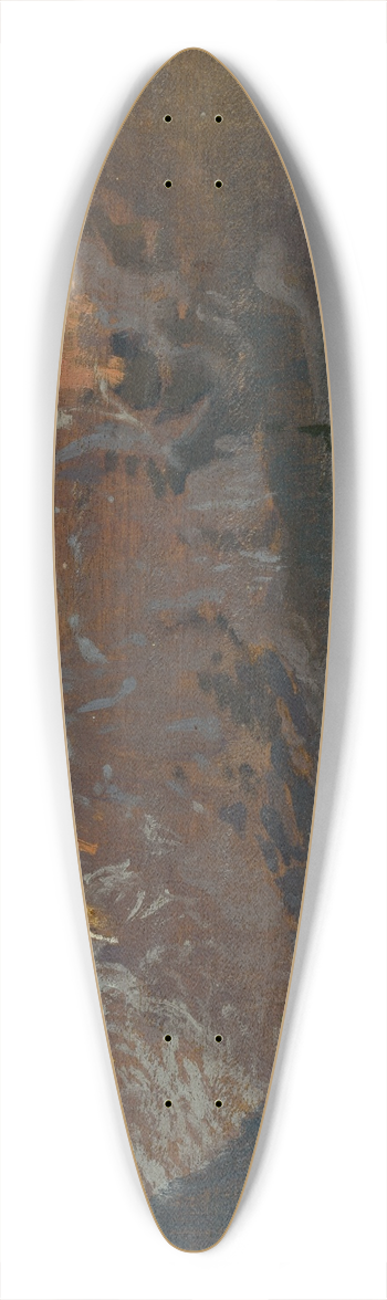 Ferdinand Katona - Tatras Motif 39.3 inch art pintail longboard deck