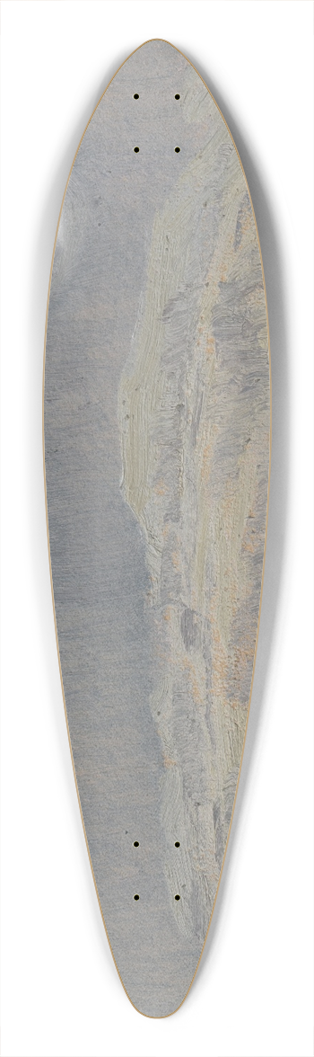 Ferdinand Katona - Winter Day in the High Tatras 39.3 inch art pintail longboard deck